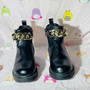 Madden Girl | Girl Toddler Boots with Gold Chain | Size 11